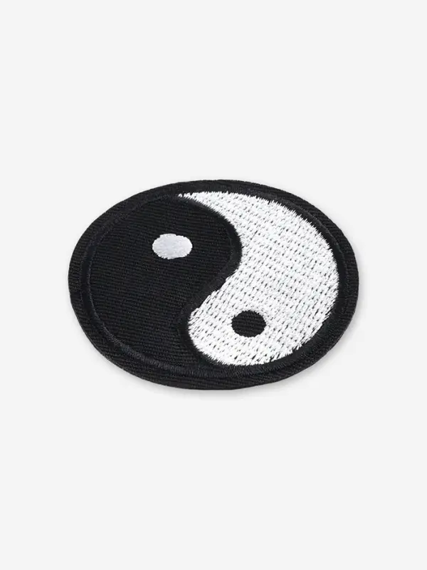 Термоаппликация «Инь и Ян», d=6 см, разноцветная Термоаппликация «Инь и Ян», d=6 см, разноцветная