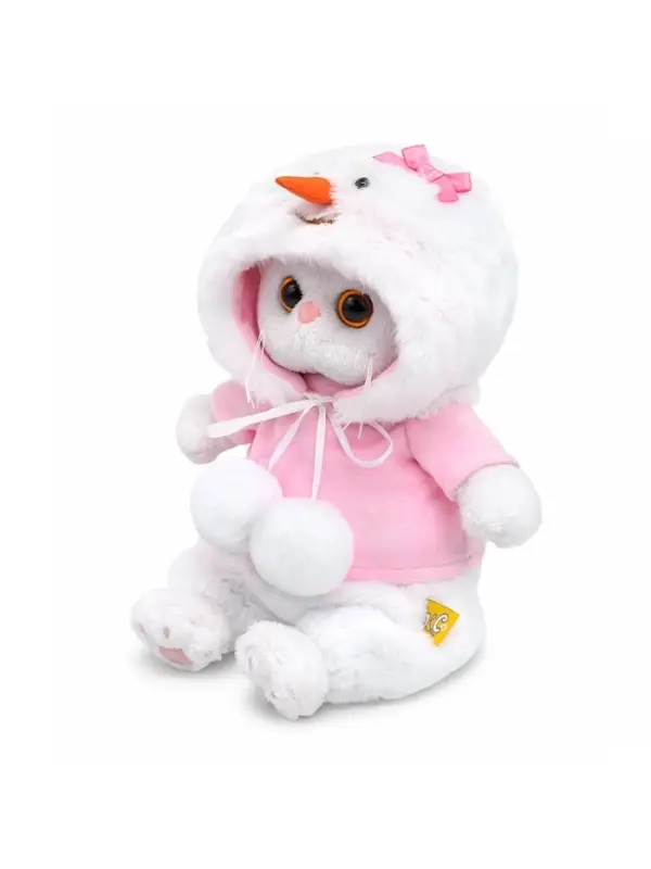 Мягкая игрушка "Кошечка Ли-Ли baby в костюмчике "Снеговик", 20 см LB-158