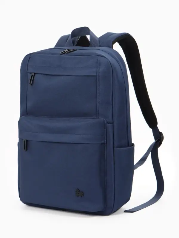 Рюкзак 28*9,5*42 см, 1 отд, 5 н/карм, Однотон, синий