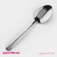 Ложка столовая Доляна «Нордик», длина 17 см, толщина 1,2 мм