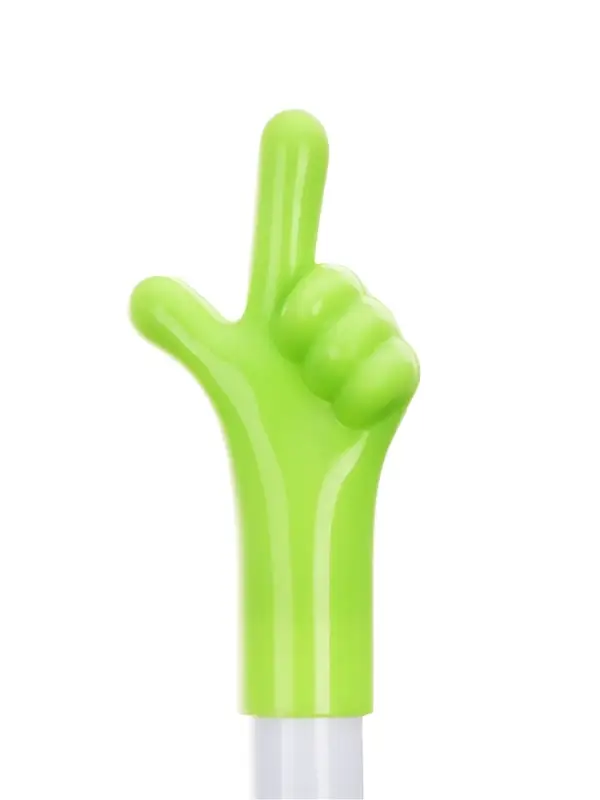 Ручка шариковая со стираемыми чернилами, 0.8 мм стержень синий корпус, «Жест» зелёный Ручка шариковая со стираемыми чернилами, 0.8 мм стержень синий корпус, «Жест» зелёный