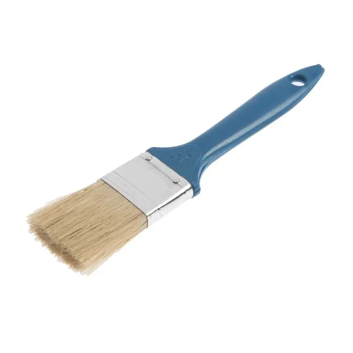 Кисть плоская ТУНДРА, смешанная щетина, пластиковая рукоятка, 1.5 Кисть плоская ТУНДРА, смешанная щетина, пластиковая рукоятка, 1.5", 38 мм