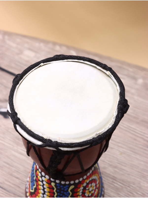 Сувенирный музыкальный инструмент Сувенирный музыкальный инструмент "Барабан Джембе" махагон, 8х8х15 см