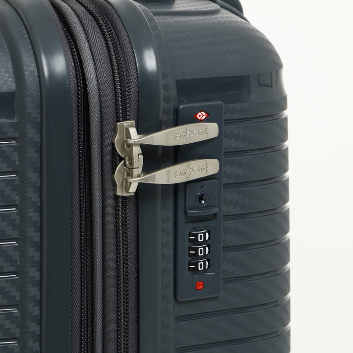 Чемодан малый 47 л (S) Bagvoyage, отдел на молнии, с расширением, кодовый замок, 4 колеса, цвет серый Чемодан малый 47 л (S) Bagvoyage, отдел на молнии, с расширением, кодовый замок, 4 колеса, цвет серый