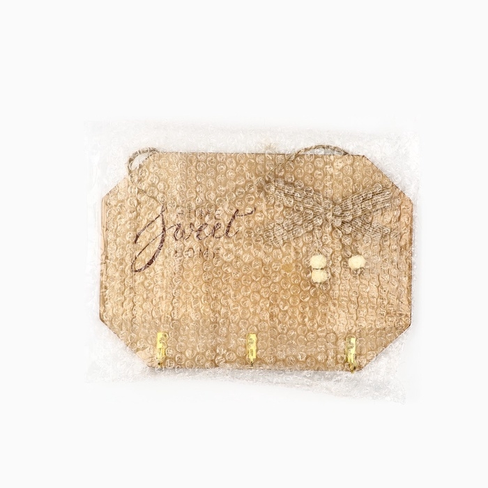 Ключница настенная «Sweet home», цвет бежевый, 20 х 14 см Ключница настенная «Sweet home», цвет бежевый, 20 х 14 см