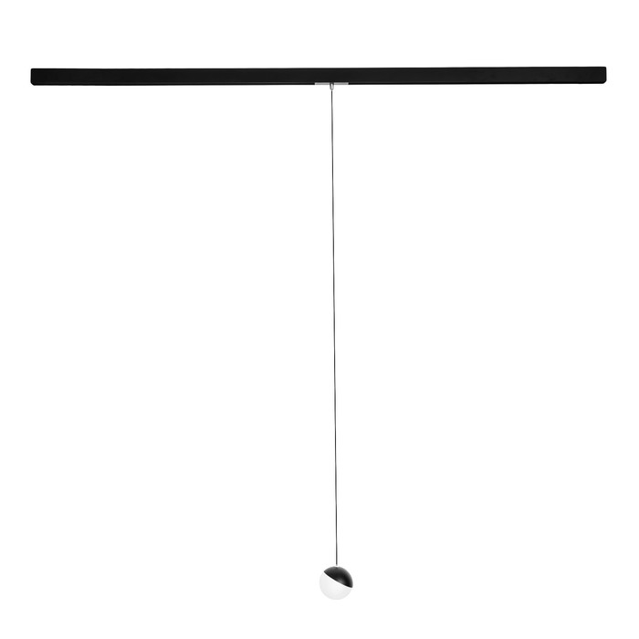 Светильник трековый ULTRA Светильник трековый ULTRA "Шар" LED 6Вт 3000K-5700К CRI90 черный 10х10х10 см