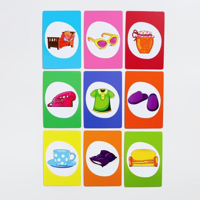 Настольная игра на память и внимание «Дом вверх дном», 30 карт, 4+ Настольная игра на память и внимание «Дом вверх дном», 30 карт, 4+