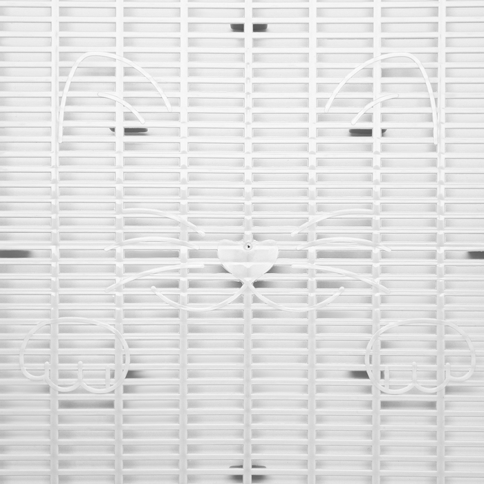 Туалет с бортом с сеткой, 45х34х15 см, серый Туалет с бортом с сеткой, 45х34х15 см, серый