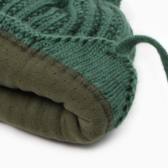 Шапка детская, цвет зеленый, р 48-52 Шапка детская, цвет зеленый, р 48-52
