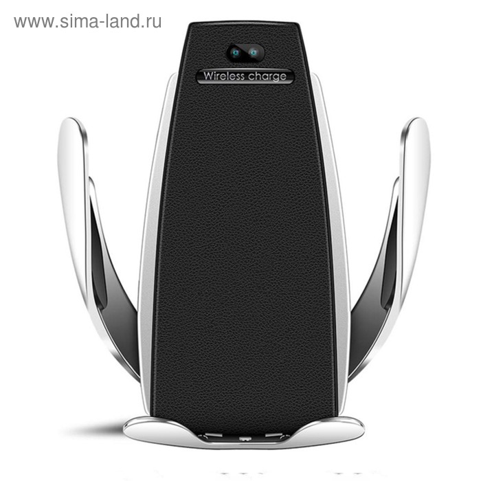 Держатель телефона, беспроводная зарядка, сенсорный захват 6-9.5 см, хром Держатель телефона, беспроводная зарядка, сенсорный захват 6-9.5 см, хром