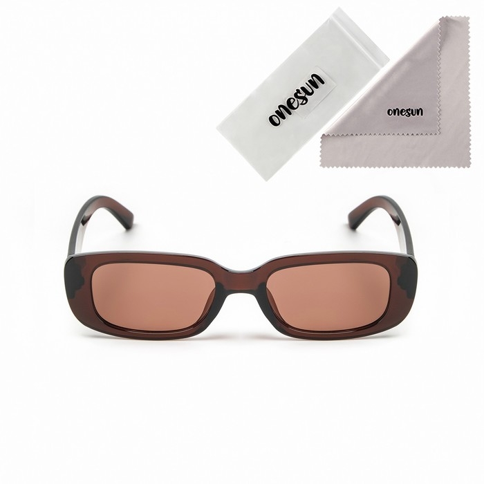 Очки солнцезащитные Очки солнцезащитные "OneSun", uv 400, дужка 14 см, ширина 14.5 см, линза 4 х 6.5 см