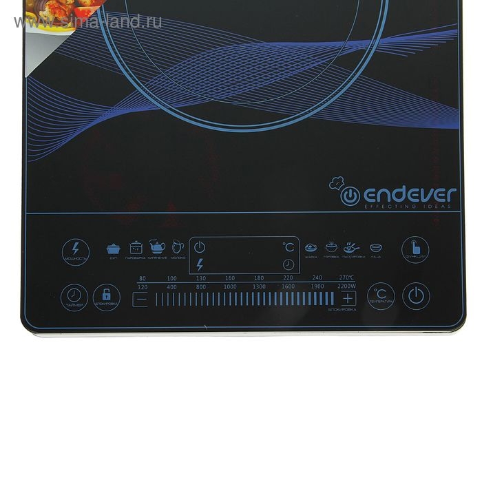 Плитка индукционная Endever Skyline IP-32, 2200 Вт, 1 конфорка, 8 программ, черная Плитка индукционная Endever Skyline IP-32, 2200 Вт, 1 конфорка, 8 программ, черная