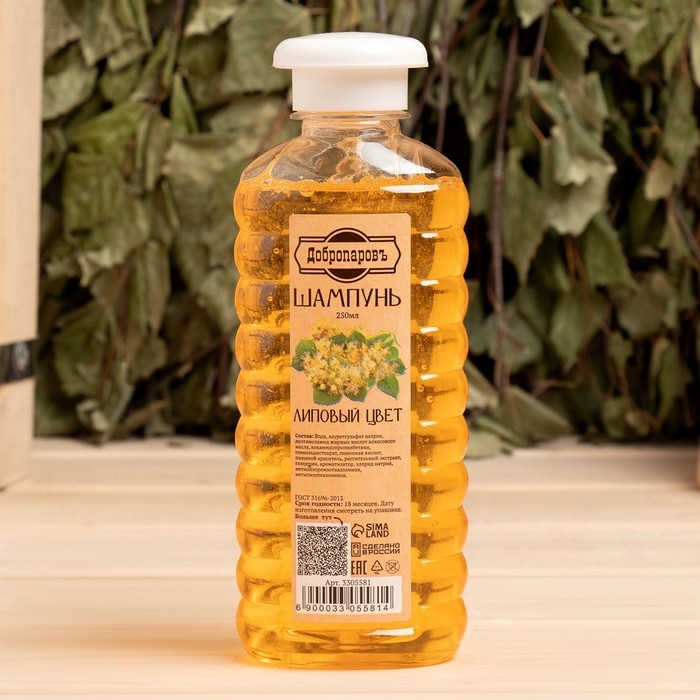 Шампунь банный  Шампунь банный "Липовый цвет" Добропаровъ, 250мл