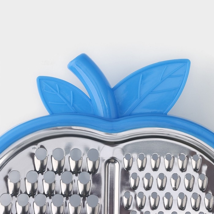 Тёрка с контейнером Доляна «Яблоко», 20×15×4 см, цвет МИКС Тёрка с контейнером Доляна «Яблоко», 20×15×4 см, цвет МИКС