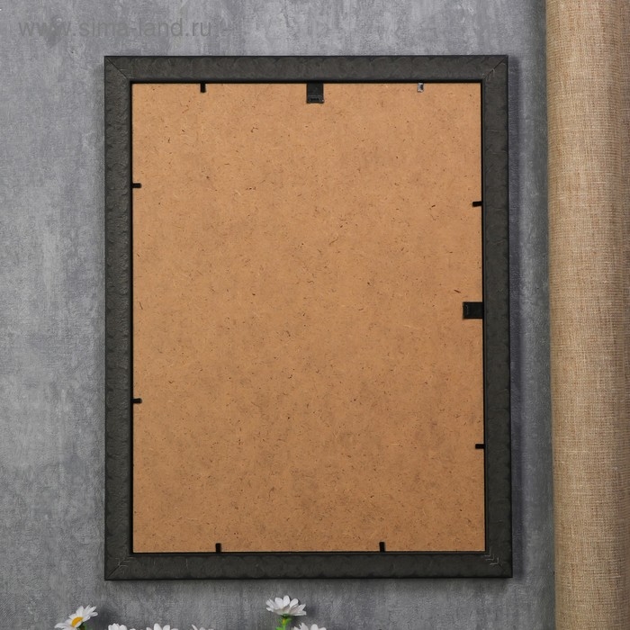 Фоторамка пластик Фоторамка пластик "МИРАМ" 30х40 см 277 чёрный (пластиковый экран)