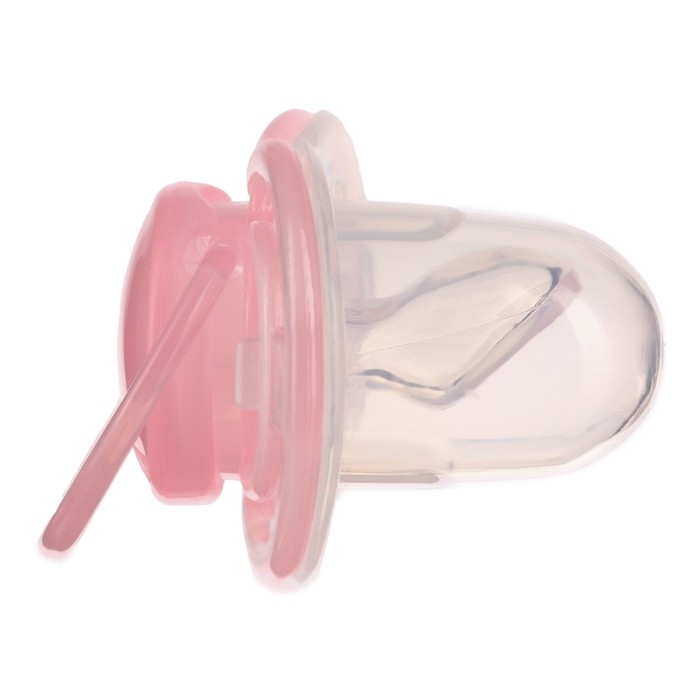 Соска- пустышка ортодотническая, с колпачком, +12 мес., розовый Соска- пустышка ортодотническая, с колпачком, +12 мес., розовый