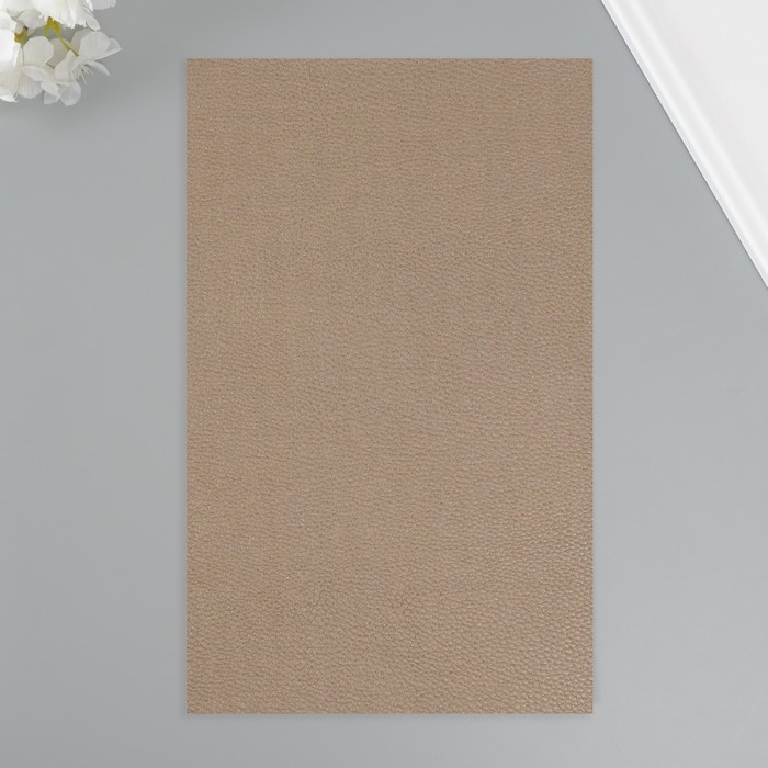 Лист для творчества иск.кожа Лист для творчества иск.кожа "Личи. Перламутр" тёмное золото лист 33х20 см толщина 0,9 мм