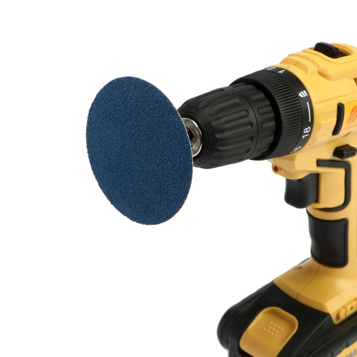 Круг абразивный шлифовальный ТУНДРА, по нержавеющей стали, для дрели, М8, 75 мм, P60, 5 шт.   971819 Круг абразивный шлифовальный ТУНДРА, по нержавеющей стали, для дрели, М8, 75 мм, P60, 5 шт.   971819