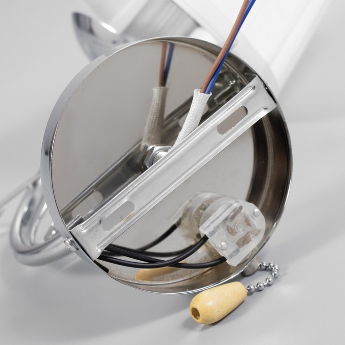 Бра "Венеция" 1x40Вт E14 хром 27х28 см.