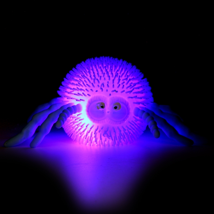 Ёжка «Паучок» световой, цвета МИКС Ёжка «Паучок» световой, цвета МИКС