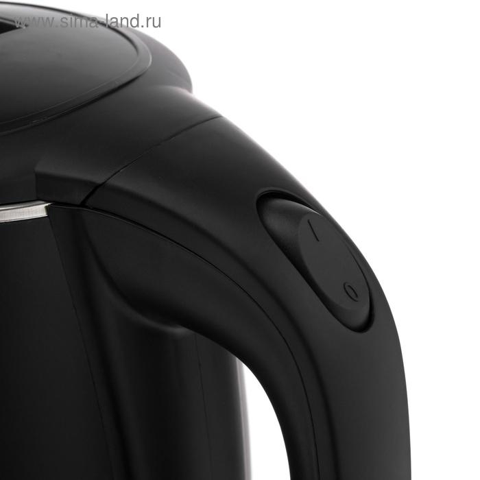 Чайник электрический Чайник электрический "Добрыня" DO-1237B, пластик, колба металл, 2.8 л, 2200 Вт, чёрный