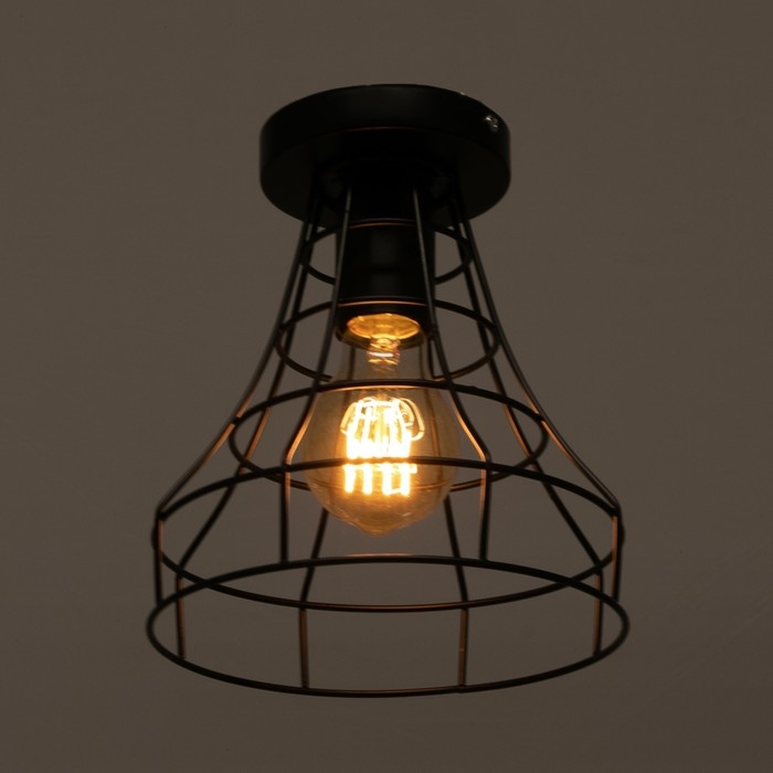 Люстра  Люстра "Конти" 1х60Вт E27 черный 18х18х22 см.