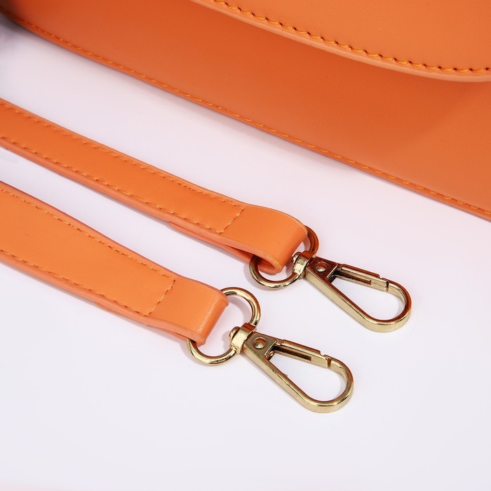 Сумка-мессенджер на магните, цвет оранжевый Сумка-мессенджер на магните, цвет оранжевый