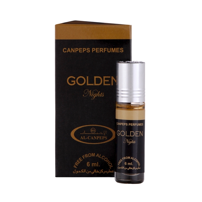 Духи масляные мужские Golden Nights, 6 мл Духи масляные мужские Golden Nights, 6 мл