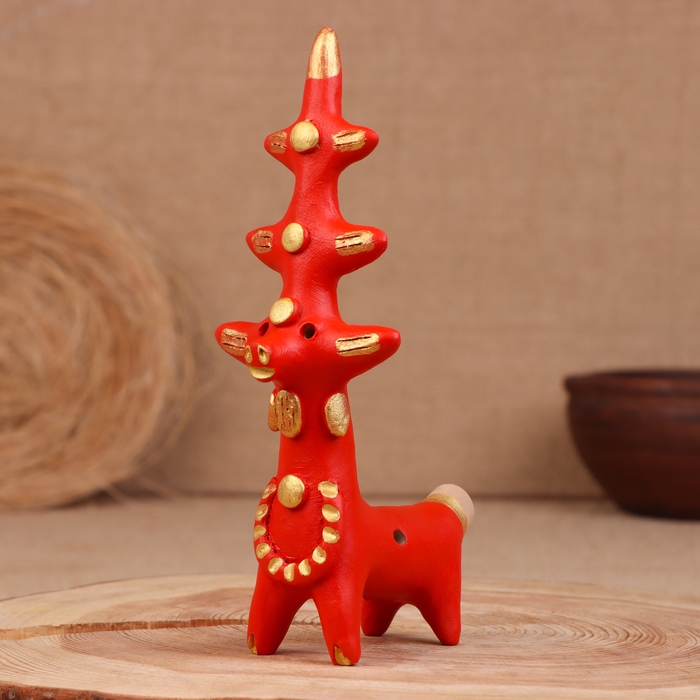 Абашевская игрушка  Абашевская игрушка "Олень-древо", 15x7x15 см, Кукушкин И.И.