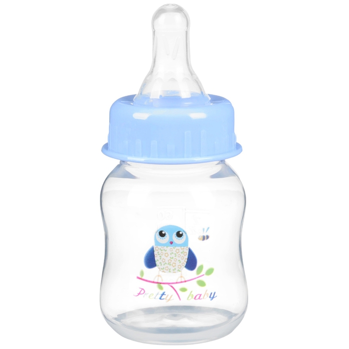 Бутылочка для кормления, 60 мл, +3 мес., цвет МИКС (фасовка по 3шт) Бутылочка для кормления, 60 мл, +3 мес., цвет МИКС (фасовка по 3шт)