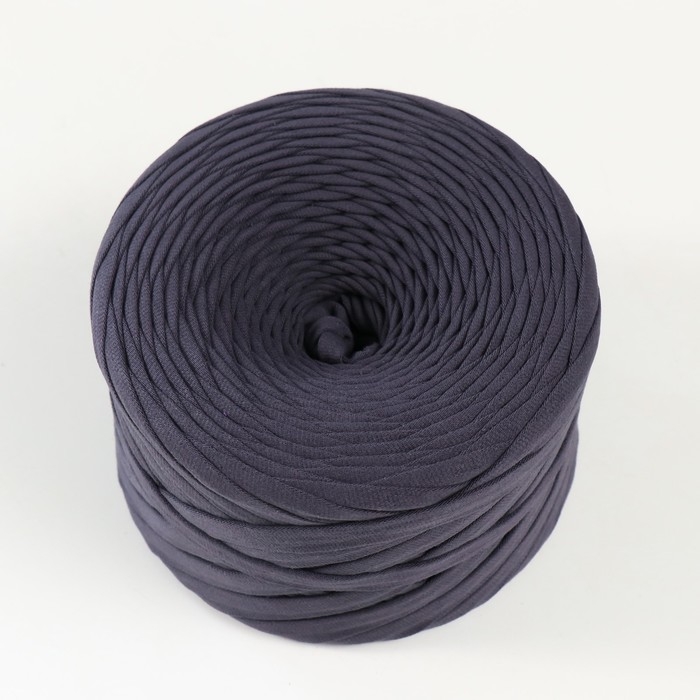 Трикотажная пряжа, ширина 7-9 мм, 100м/295 гр±10% (41 - дымчатый)