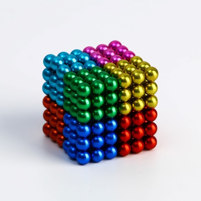 Неокуб «Авокадо котики» 3мм, 216 шариков Неокуб «Авокадо котики» 3мм, 216 шариков