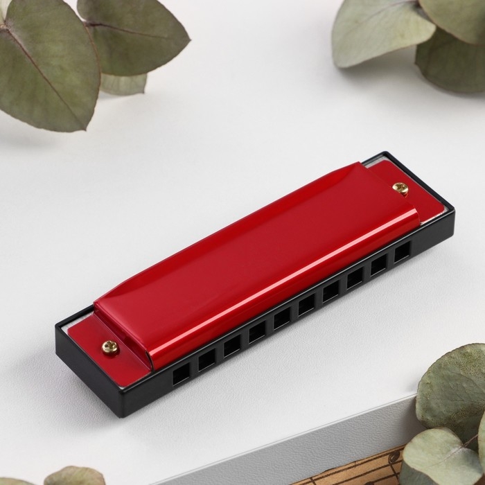 Губная гармошка Bee DF10A Red, 10 отверстий, 20 язычков Губная гармошка Bee DF10A Red, 10 отверстий, 20 язычков