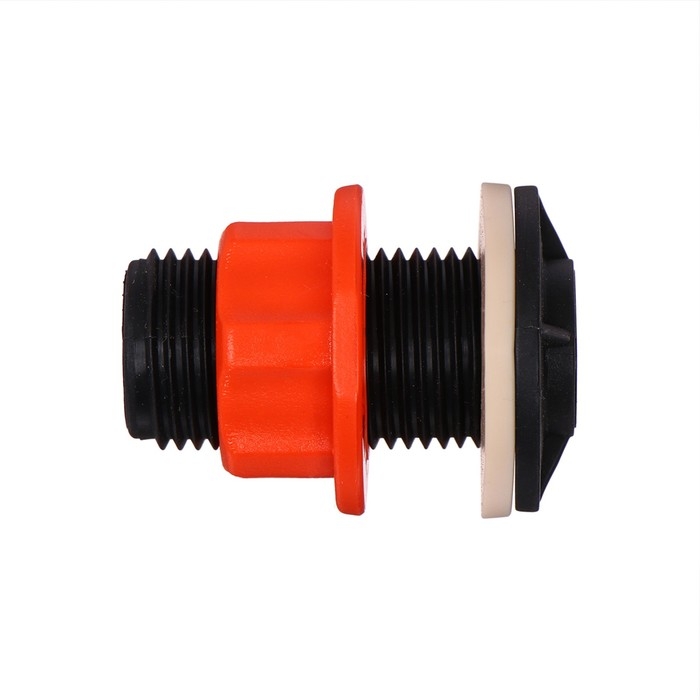 Штуцер для бочки, пластик, «Жук»