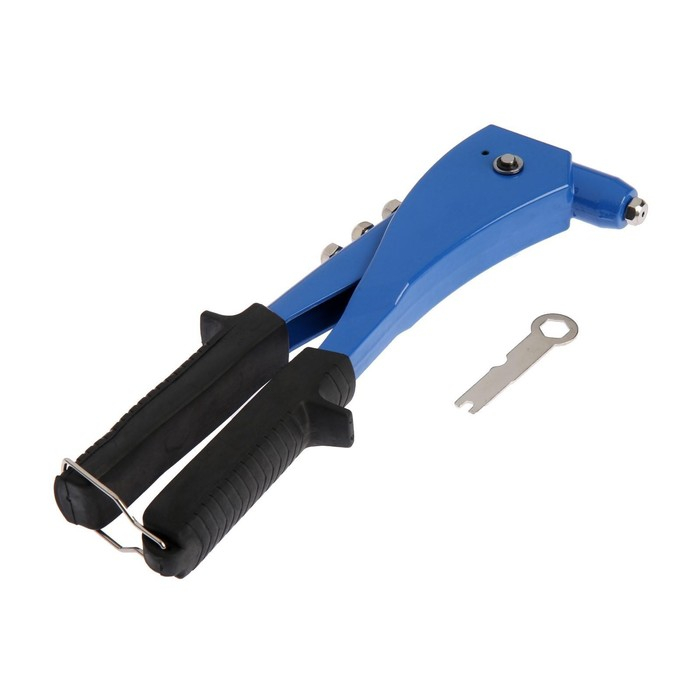 Заклепочник ТУНДРА, 260 мм, заклепки 2.4 - 3.2 - 4 - 4.8 мм Заклепочник ТУНДРА, 260 мм, заклепки 2.4 - 3.2 - 4 - 4.8 мм