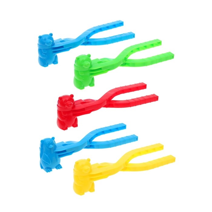 Снежколеп-песколеп «Мишка», цвета МИКС Снежколеп-песколеп «Мишка», цвета МИКС