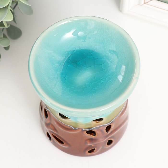 Аромалампа керамика Аромалампа керамика "Стекозы. Градиент" МИКС 10х10х12 см