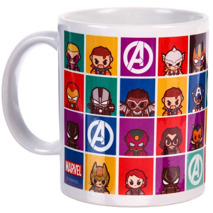Кружка сублимация, 350 мл Кружка сублимация, 350 мл "Marvel", Мстители МИКС