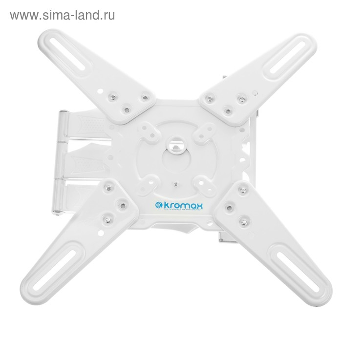 Кронштейн Kromax ATLANTIS-40, для ТВ, наклонно-поворотный, 22-65 Кронштейн Kromax ATLANTIS-40, для ТВ, наклонно-поворотный, 22-65", 60-523 мм от стены, белый