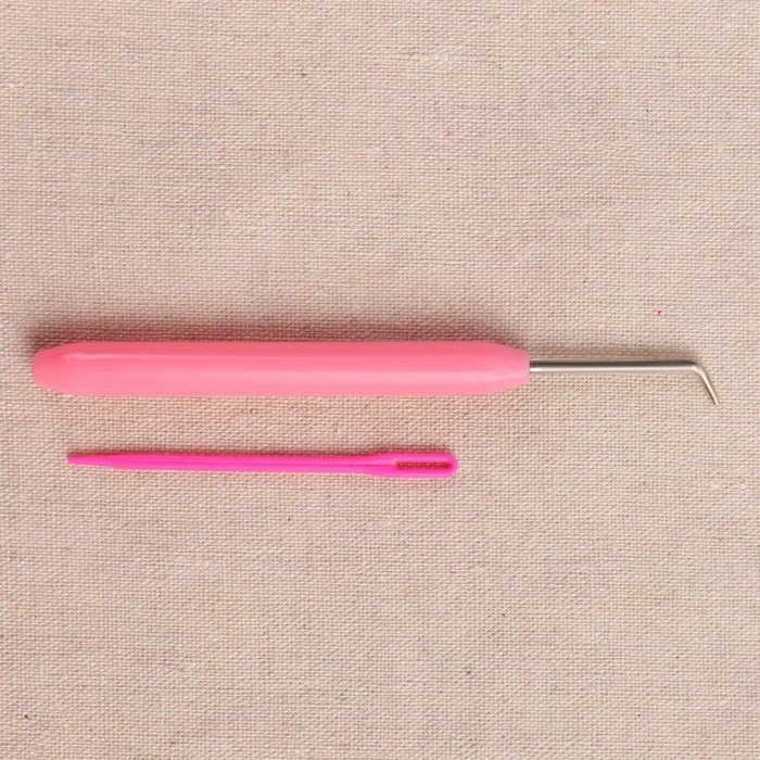 Набор для вязания «Лумы», d = 14/19/24/29 см, игла и крючок в комплекте, цвет разноцветный