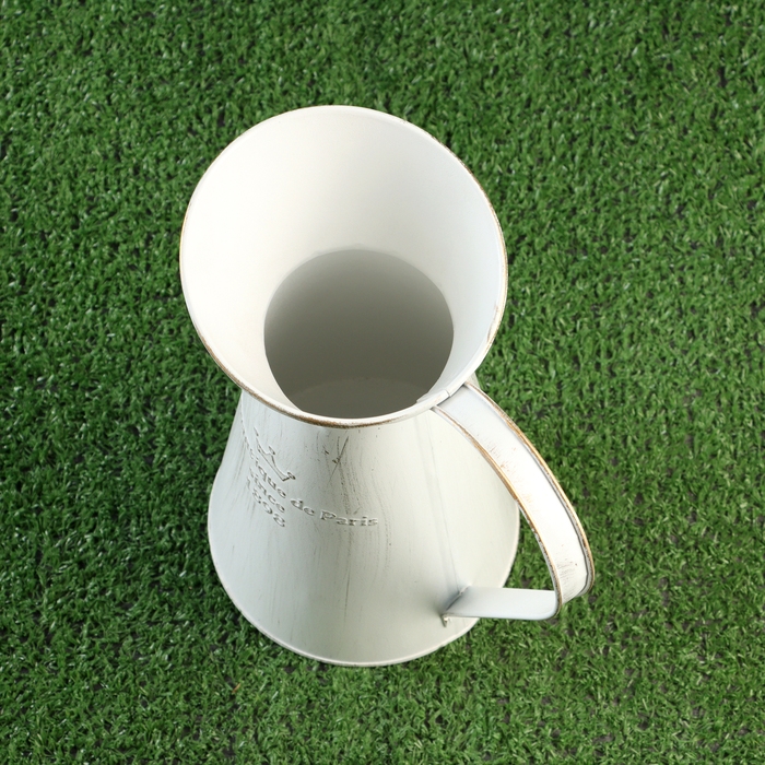 Кашпо  Кашпо "Кувшин Ноель" голубое, 14х20х27см