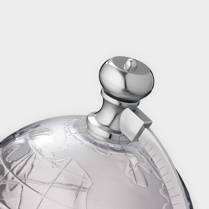 Башня пивная с воронкой «Земной шар», 1,9 л, цвет серебристый Башня пивная с воронкой «Земной шар», 1,9 л, цвет серебристый