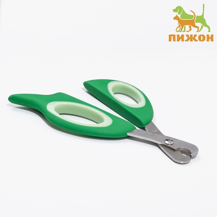 Ножницы-когтерезы большие с упором для пальца, 15,4 х 7 х 0,5 см, эконом, микс цветов Ножницы-когтерезы большие с упором для пальца, 15,4 х 7 х 0,5 см, эконом, микс цветов