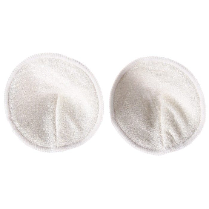 Вкладыши для груди, многоразовые, набор 2 шт., цвет серый, M&B Вкладыши для груди, многоразовые, набор 2 шт., цвет серый, M&B