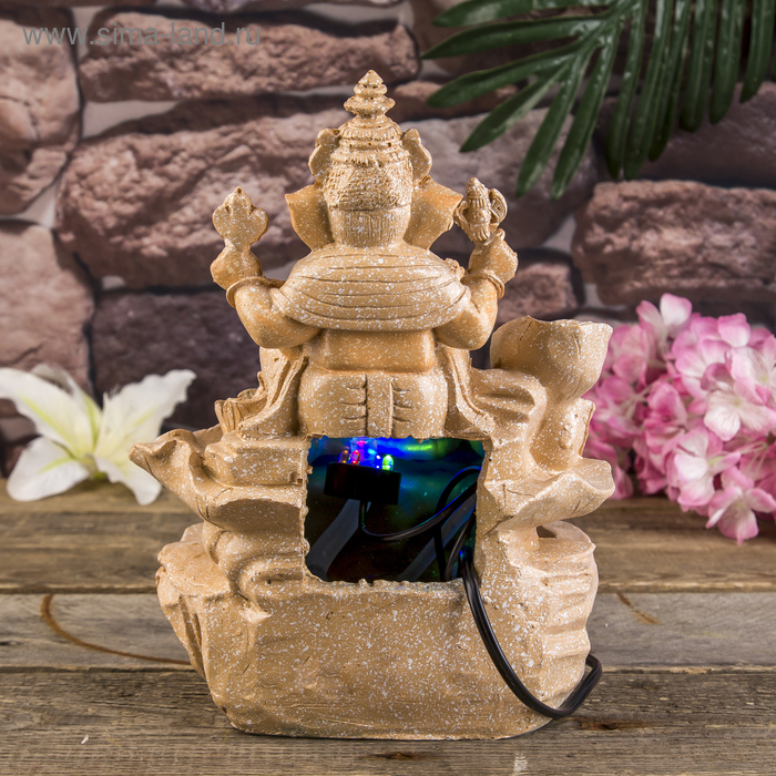 Фонтан "Ганеша мрамор" 27,5х21х17,5 см