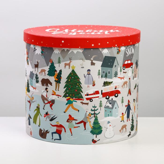 Коробка подарочная «Новогодние истории», 19.5 х 22 см, Новый год Коробка подарочная «Новогодние истории», 19.5 х 22 см, Новый год