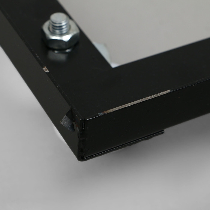 Корзина-накопитель складная, на колесах, 1 полка, 40×40×80 см, цвет чёрный Корзина-накопитель складная, на колесах, 1 полка, 40×40×80 см, цвет чёрный