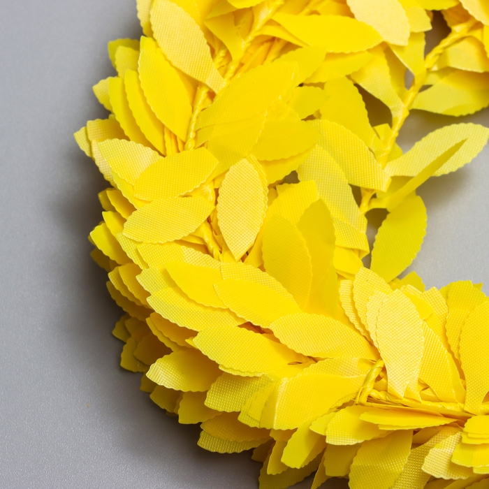 Лиана искусственная для декора &laquo;Жёлтого цвета&raquo;, 3 метра, 13 &times; 13 &times; 2 см