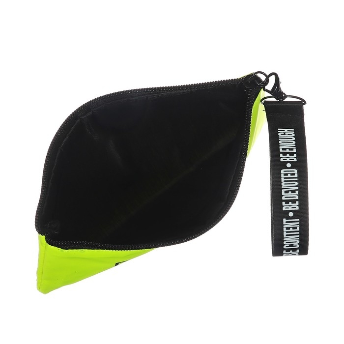 Пенал мягкий, 1 отделение, 100 х 195 мм, плоский, светоотражающий элемент, Феникс Пенал мягкий, 1 отделение, 100 х 195 мм, плоский, светоотражающий элемент, Феникс "Твои правила" жёлтый 61331