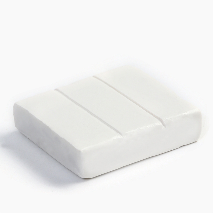 Полимерная глина для лепки, 50 г запекаемая, цвет белый «Наброскин» Полимерная глина для лепки, 50 г запекаемая, цвет белый «Наброскин»